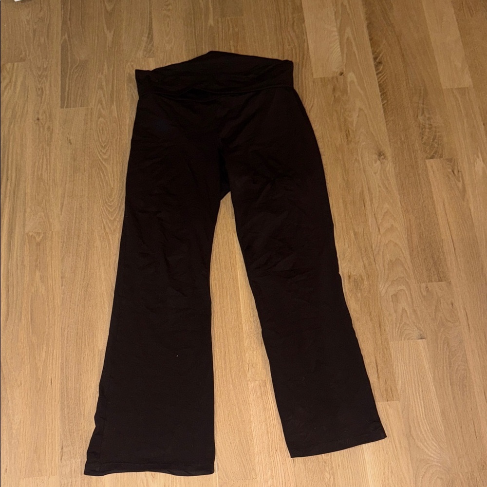 H&M Black Flare Yoga Pants